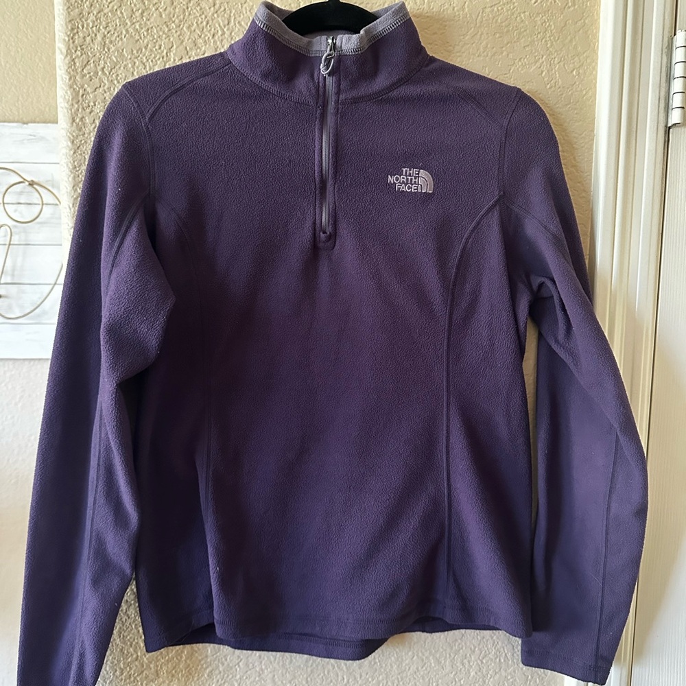 The North Face Purple sweater. Super soft. Size medium. Great condition.